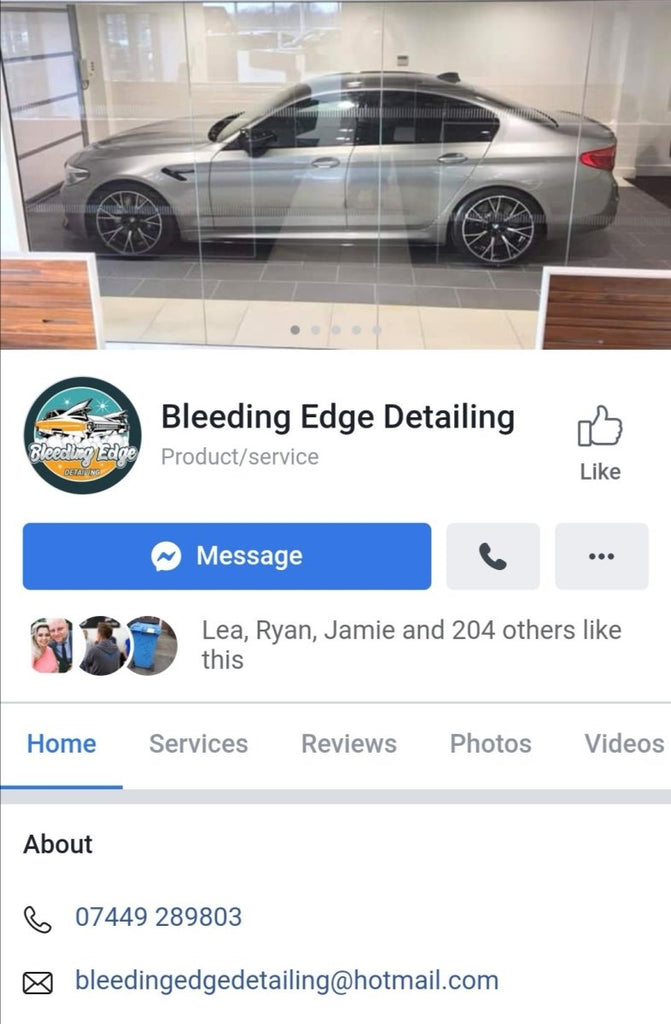 Bleeding Edge Detailing (Northamptonshire) - Clean Your Ride