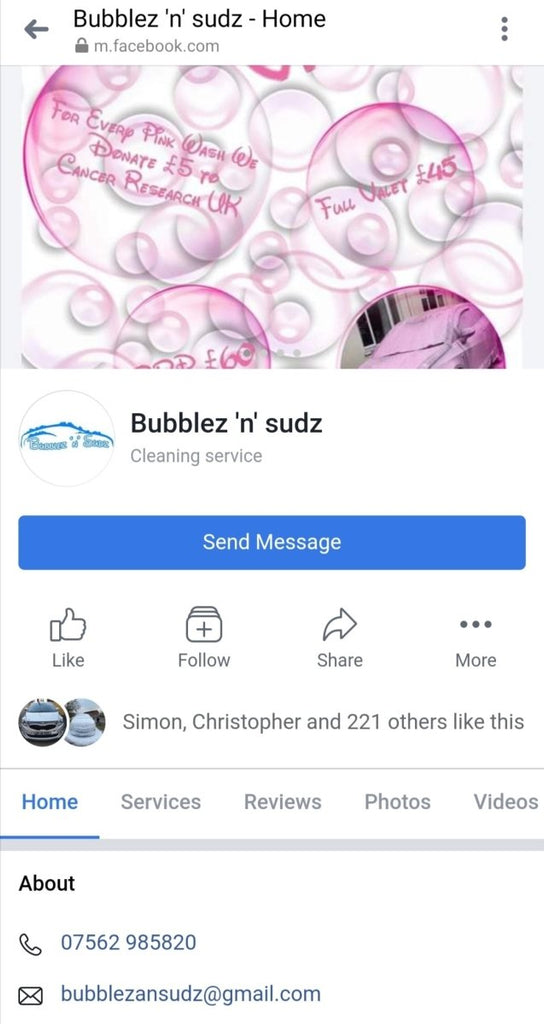 Bubblez'N'Sudz (Leicestershire and surrounding areas) - Clean Your Ride