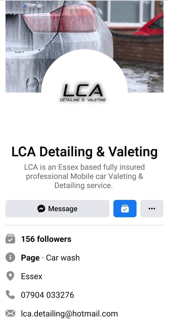 LCA Detailing & Valeting (Southend) - Clean Your Ride